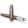 Ручка перьевая PARKER IM PREMIUM BROWN CT, F 1931676